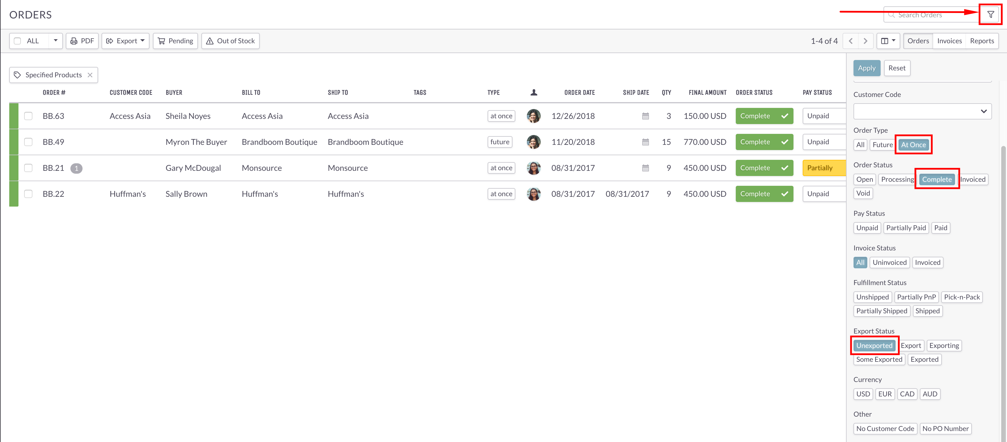 Find and Clear Committed Inventory Units